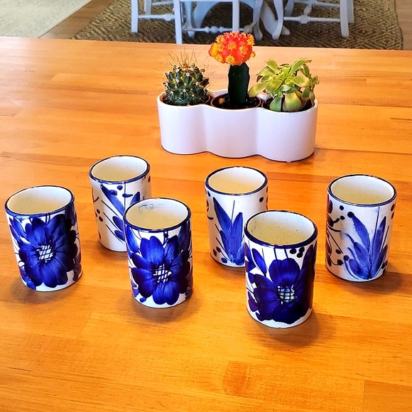 Lot of handmade,ceramic glazed Tea&Espresso Cups - Picture 5 of 12